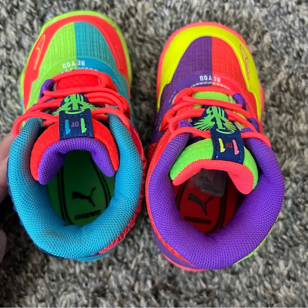 Puma Infant Kids Baby MB1 LaMelo Ball M.01 Be You Colorful Sneakers Baby Size 6C - Picture 6 of 9